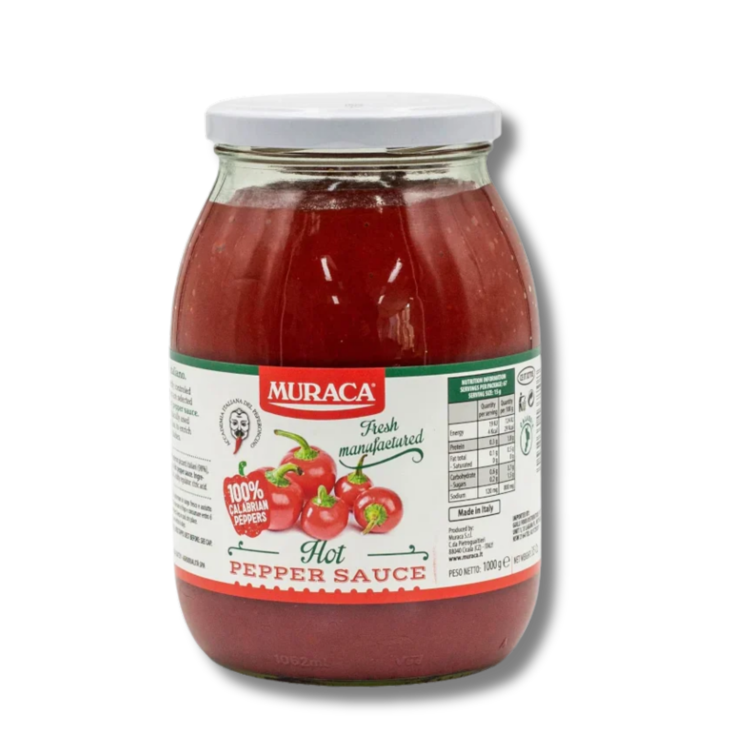 Muraca Hot Pepper Sauce 1kg