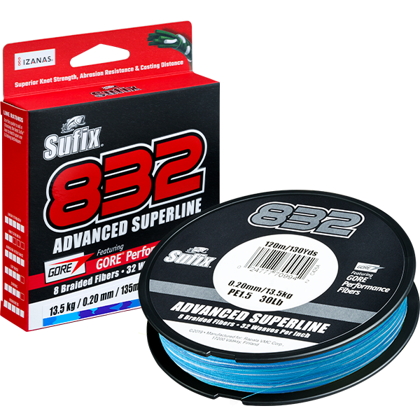 Sufix 832 Braid 150 Yd [sz:10lb  Cl:coastal Camo]