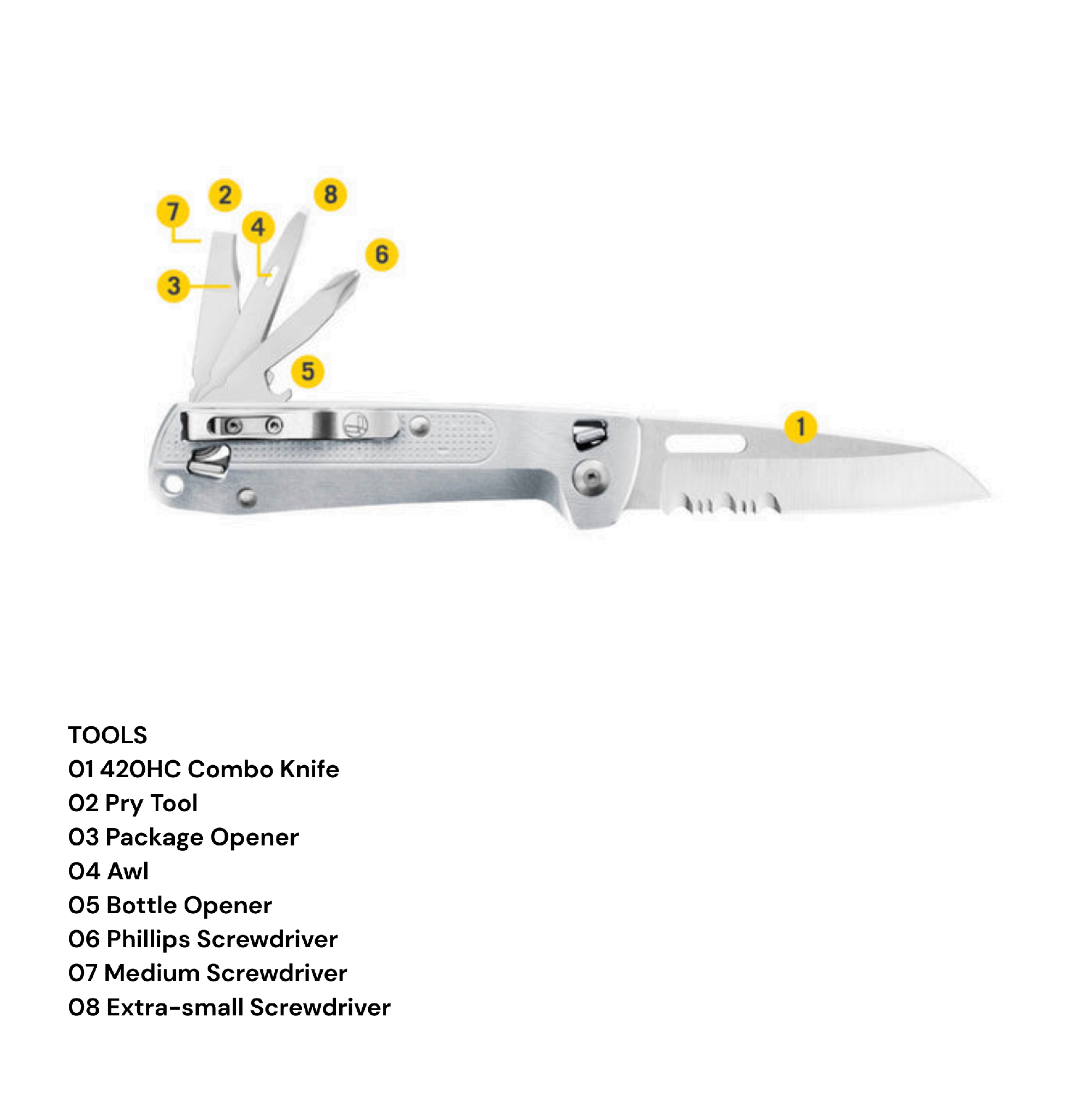 Leatherman Free K2x Multi-tool [cl:silver]