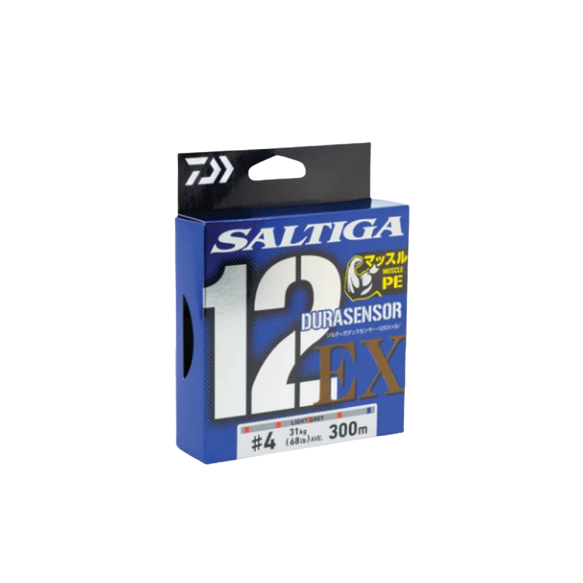 Daiwa Saltiga 12 Ex Si3+ Durasensor [test:pe #0.5 (9.9lb) 200m Grey]