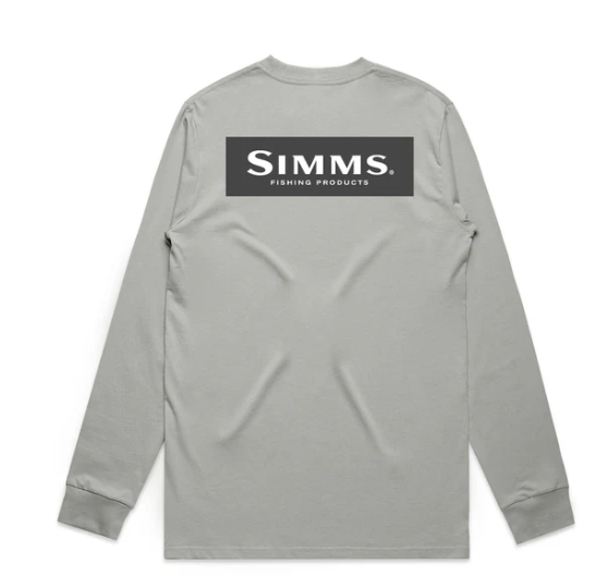 Simms F26 Ls Logo Tee [sz:s Cl:grey]
