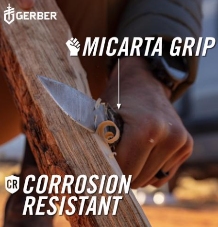 Gerber Convoy Fixed Blade Knife [cl:moral Brown]