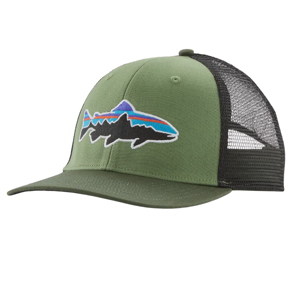 Patagonia Fitz Roy Trout Trucker Hat [cl:river Rock Green]