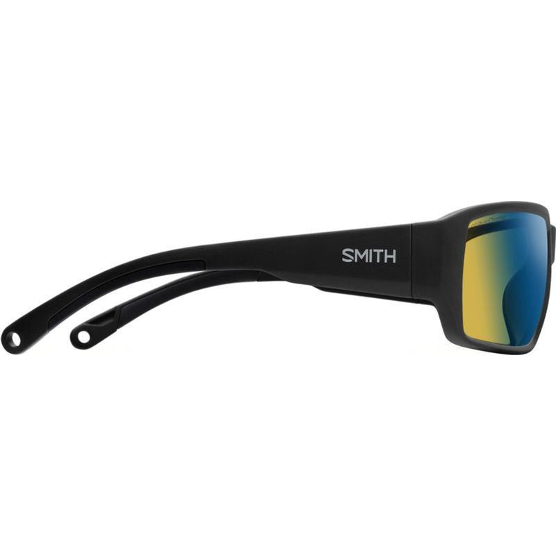 Smith Hookset Matte Black With Chromapop Polarchromic Yellow Blue Mirror Lens