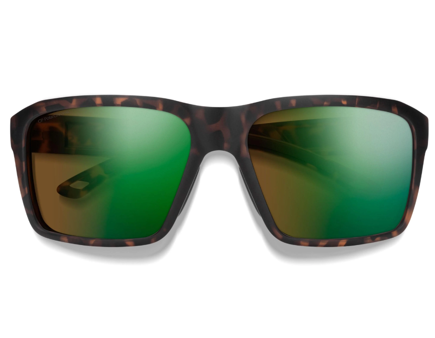 Smith Backcast Matte Tortoise With Chromapop Polarchromic Brown Green Mirror Lens
