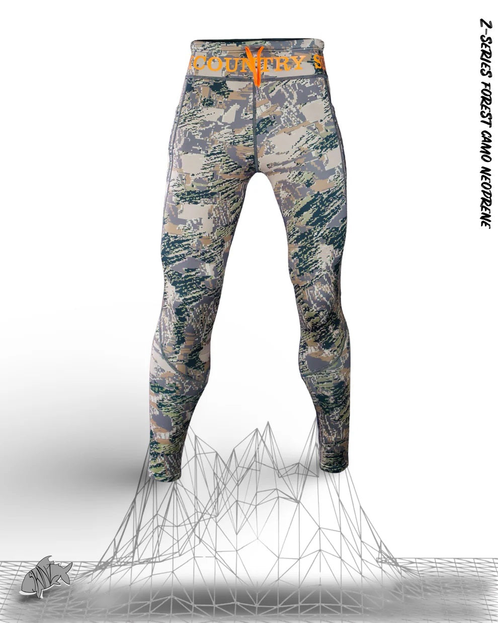 Backcountry Skinz Z-series Neoprene Forest Camo Leggings [sz:s]