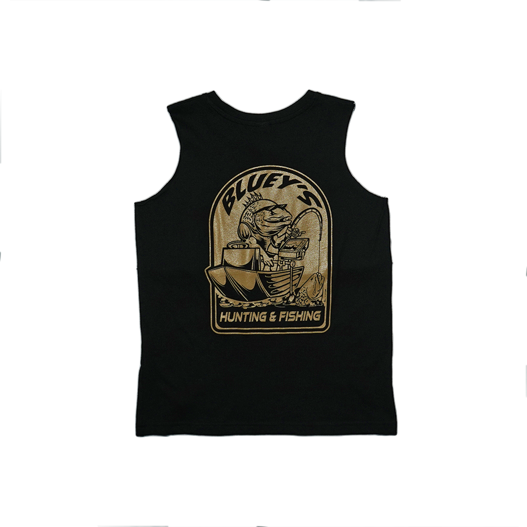 Bluey's Kids Cod Singlet [sz:4 Cl:black]