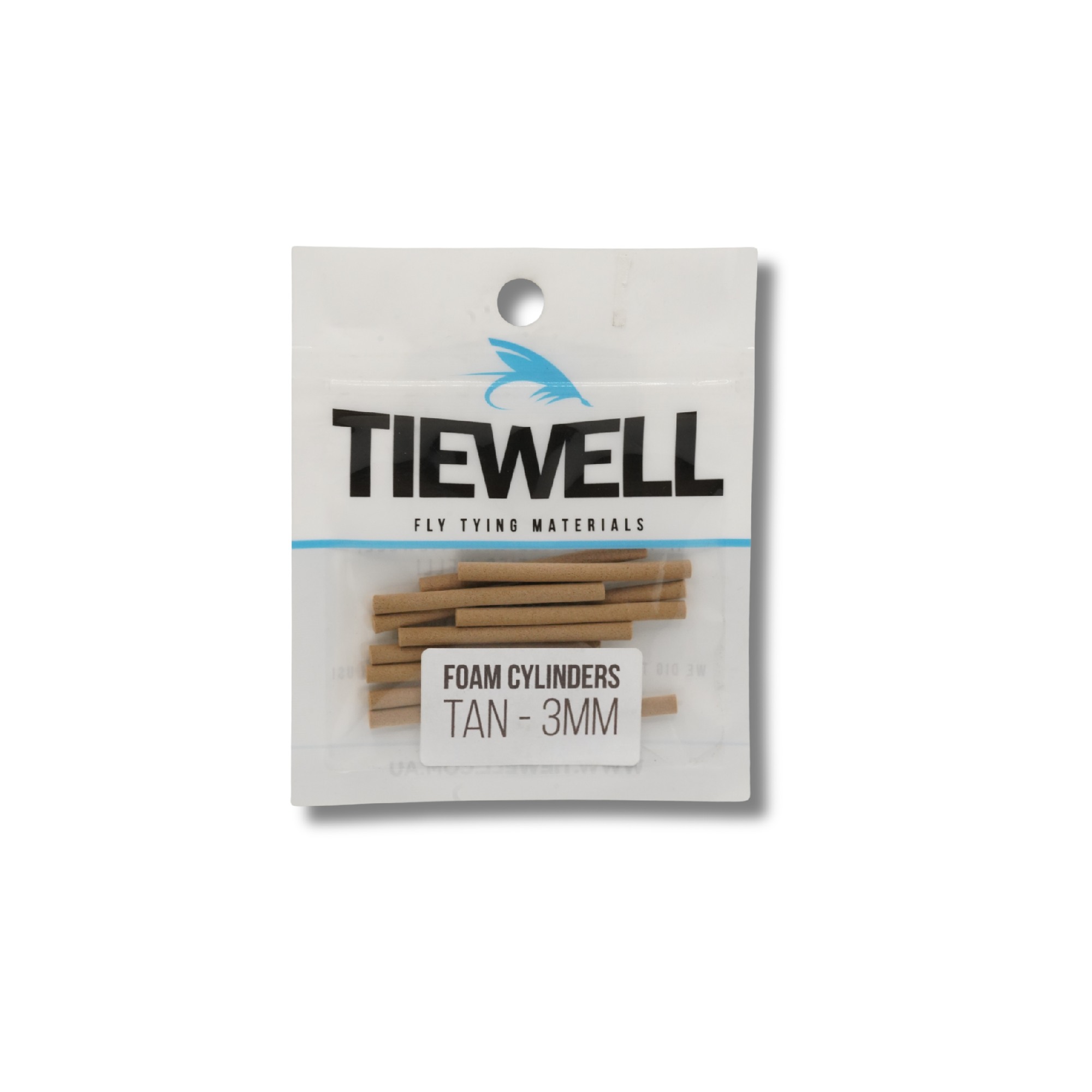 Tiewell Foam Cylinders 3mm [cl:tan]