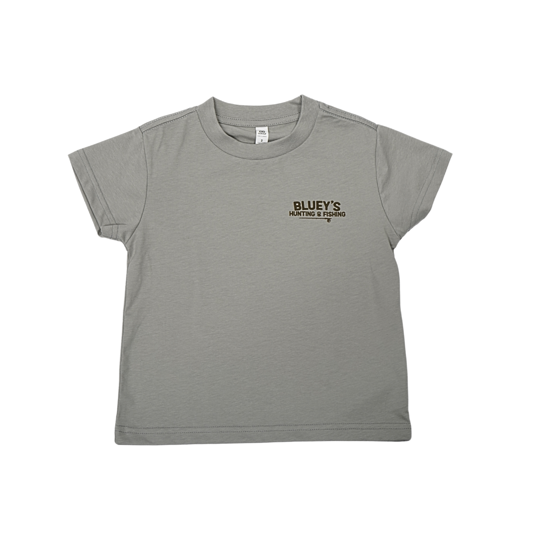 Blueys Kids Classic Deer Antler Tee - Storm [sz:2]