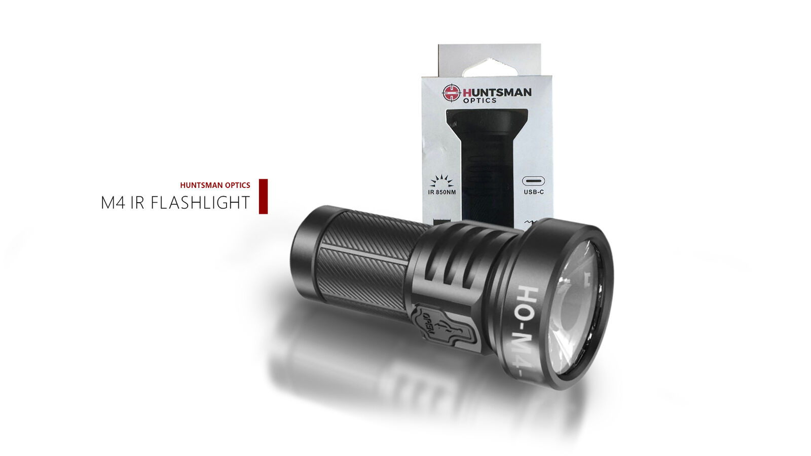 Huntsman Optics M4-ir850 Mini 250m Black Light Torch