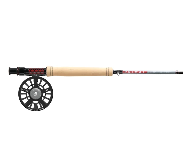 Primal Reccy Fly Rod  Exo Reel +50m Backing Combo [model:8' #4 + Exo 3/4 + Coil #4]