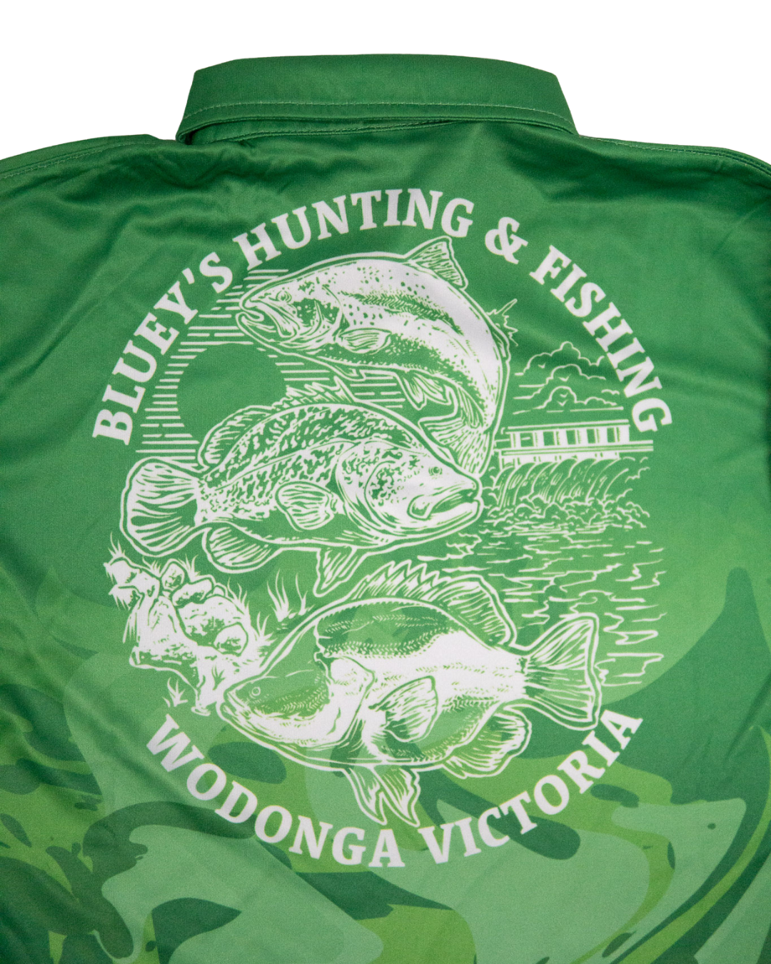 Blueys Kids Fishing Shirt [sz:6 Cl:lake Hume]