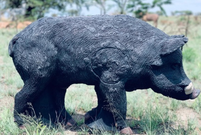 Wildcrete Australian Feral Boar 3d Archery Target [cl:black]