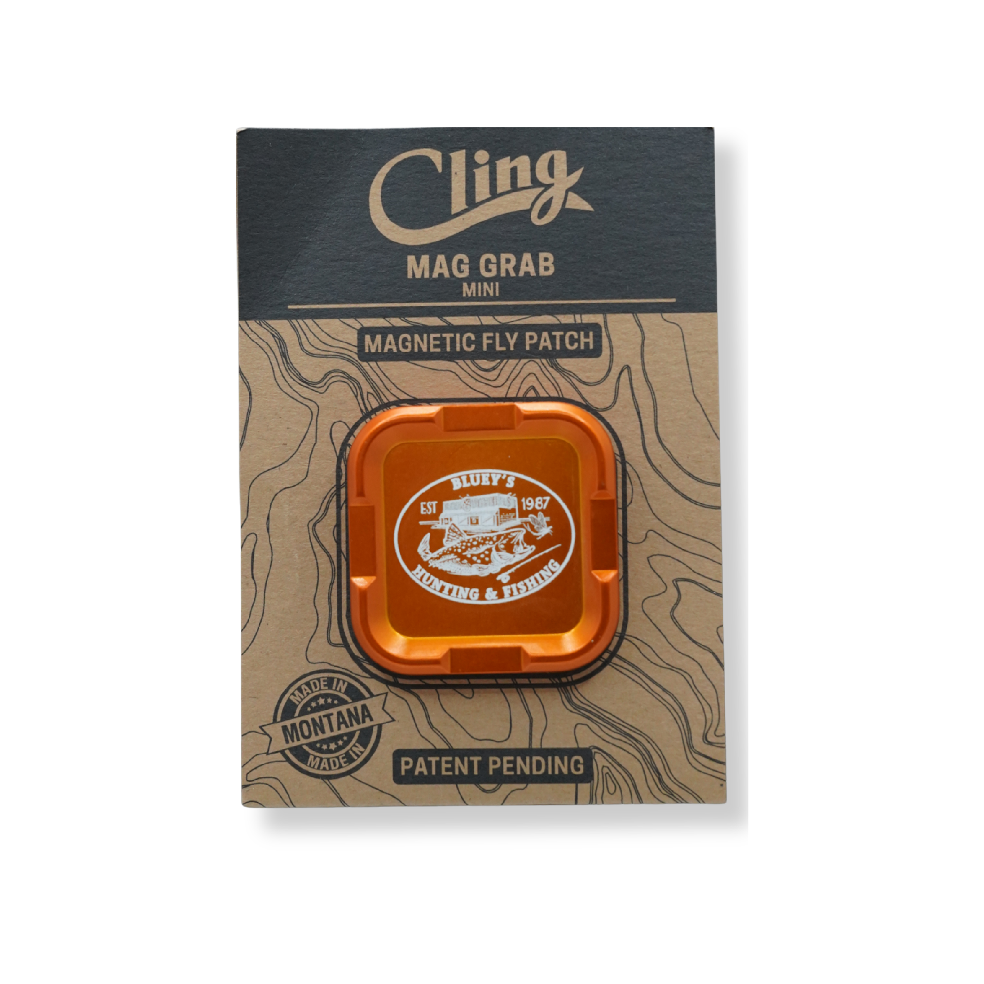 Cling Mag Grab Mini Magnetic Bluey's Fly Patch [cl:orange]