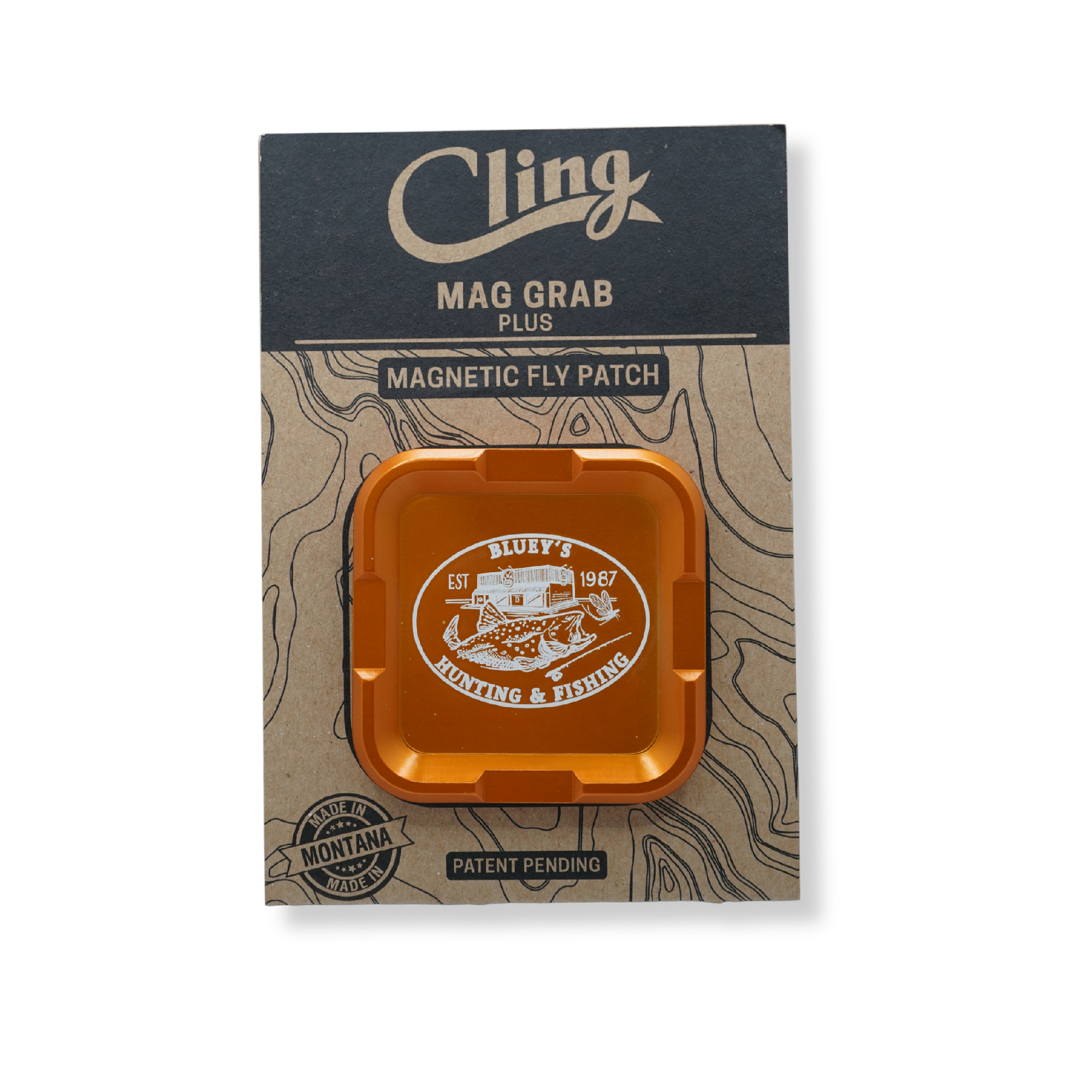 Cling Mag Grab Plus Magnetic Bluey's Fly Patch [cl:orange]