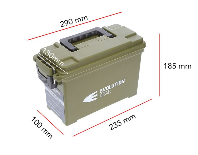 Evolution Gear Weatherproof Ammunition Box [sz:s]