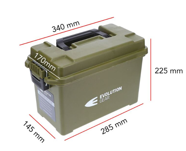 Evolution Gear Weatherproof Ammunition Box [sz:m]