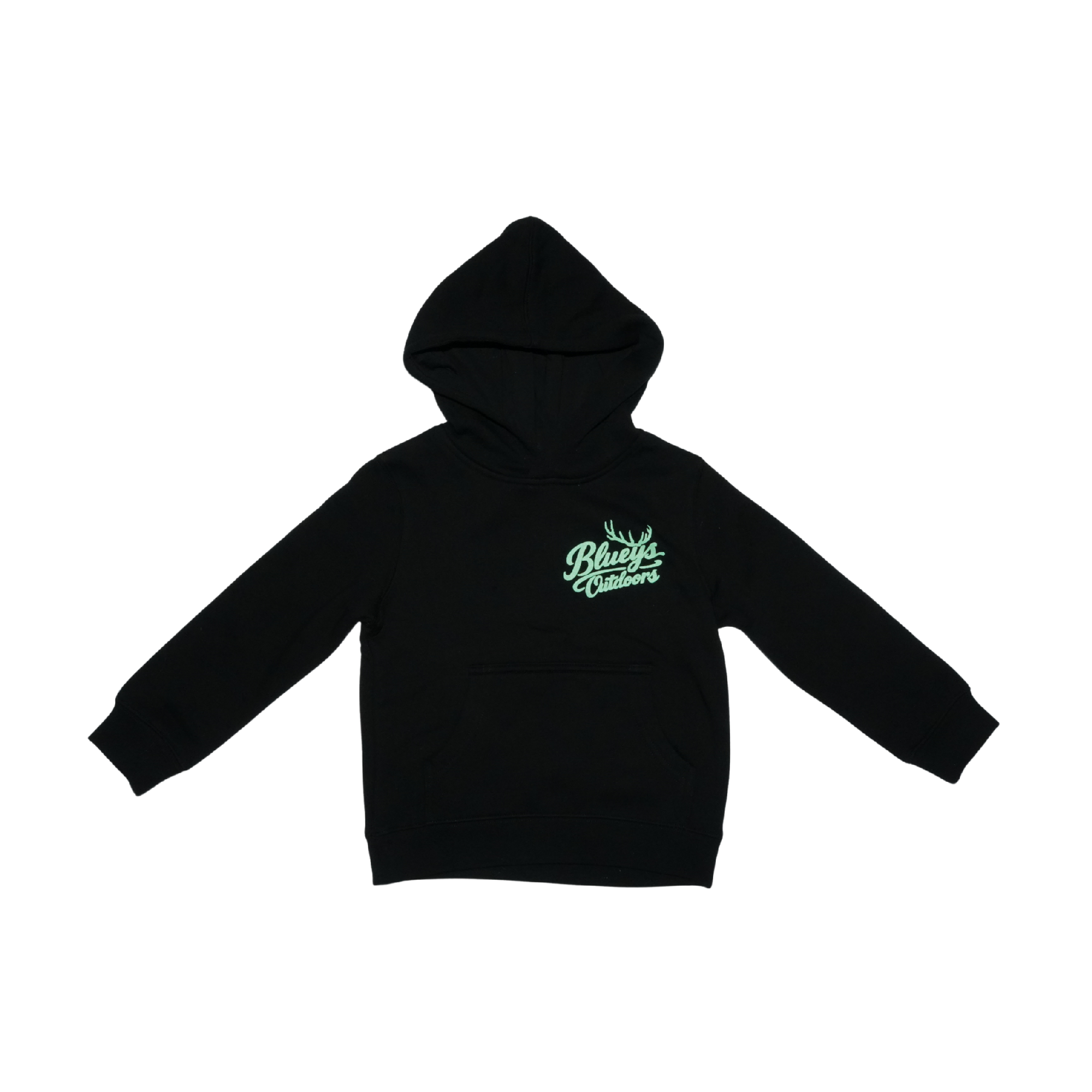 Bluey's Outdoors Kids Camp Scene Hoodie [sz:2 Cl:black]