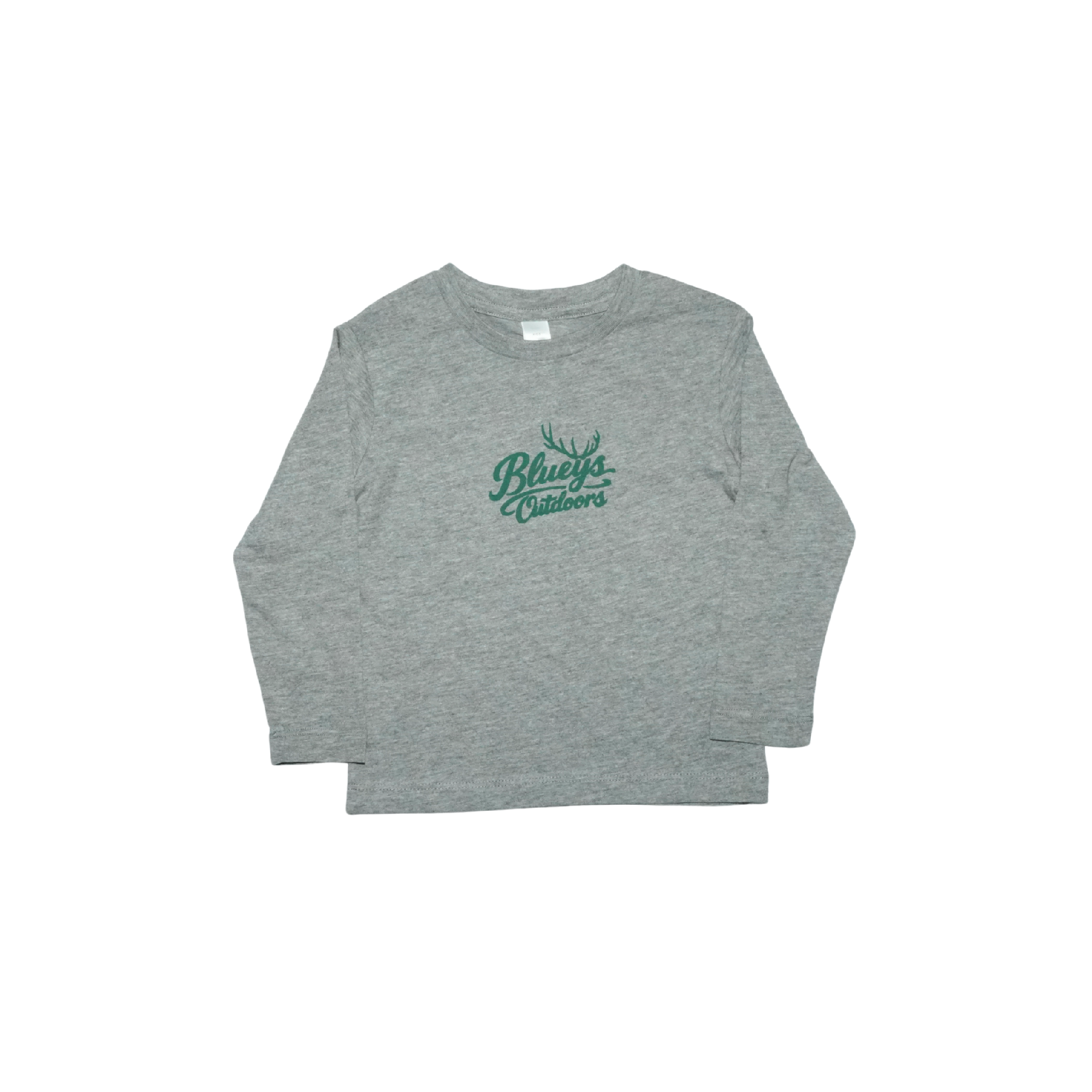 Bluey's Outdoors Kids Long Sleeve Stag T-shirt [sz:2 Cl:grey Marle]