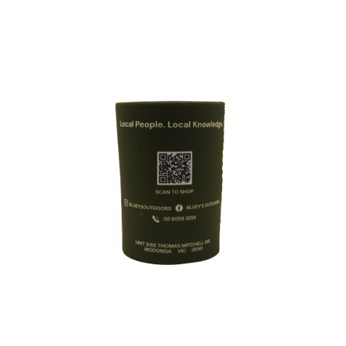 Bluey's Outdoors Camp Scene Stubby Holder [cl:dark Green]