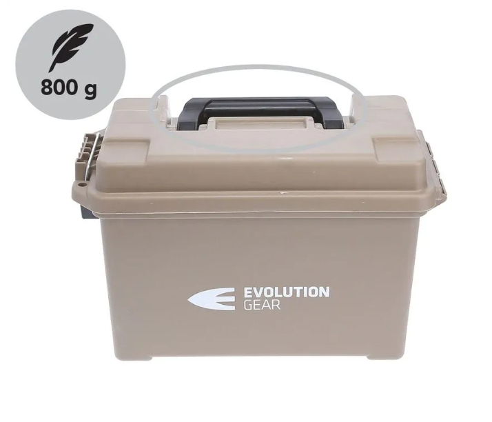 Evolution Gear Weatherproof Ammunition Box [sz:s Cl:desert Tan]