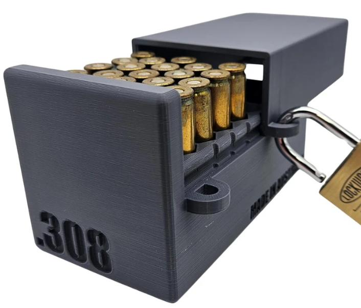 Homeland Tactical Lockable Ammo Storage Box [cal:308win]