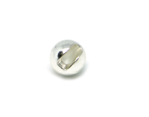 Fullingmill Slotted Tungsten Beads - Silver Nickel [sz:2.8mm]