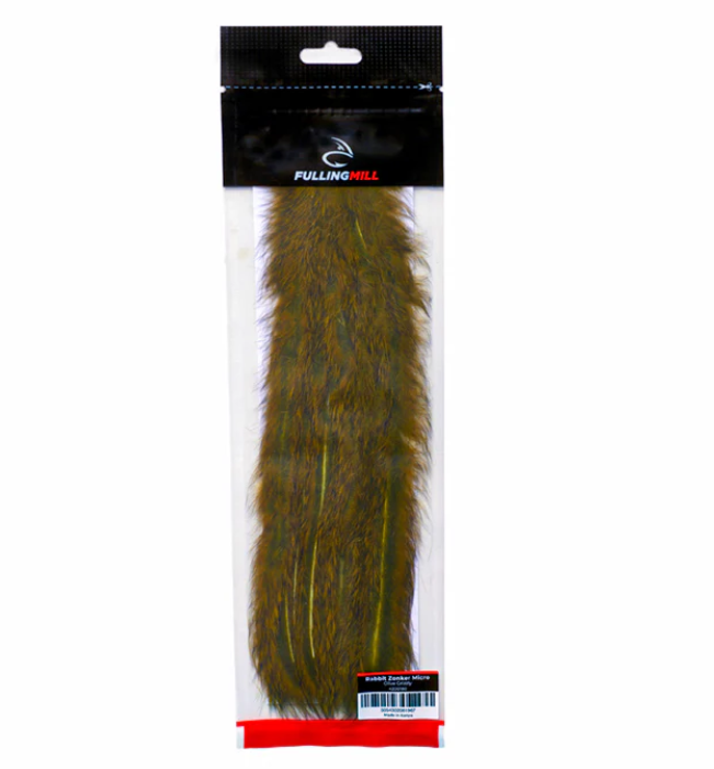 Fullingmill Rabbit Zonker Micro [cl:olive Grizzly]