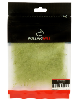 Fullingmill Cdc Feathers 1g Pack [cl:pale Olive]