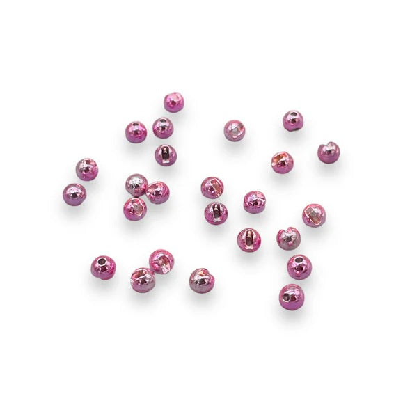 Upavon Slotted Metallic Tungsten Beads [sz:3.5mm Cl:light Pink]