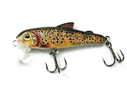 Bullet Lures 5cm Minnow Floating [cl:brown Trout]