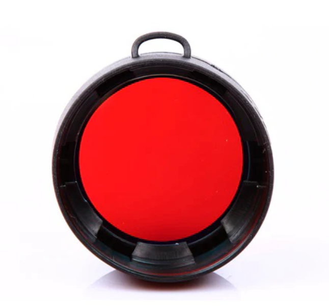Olight Coloured Filter 40mm To Suit M21/m22/m23/r40/m3r/warrior X4 [cl:red]
