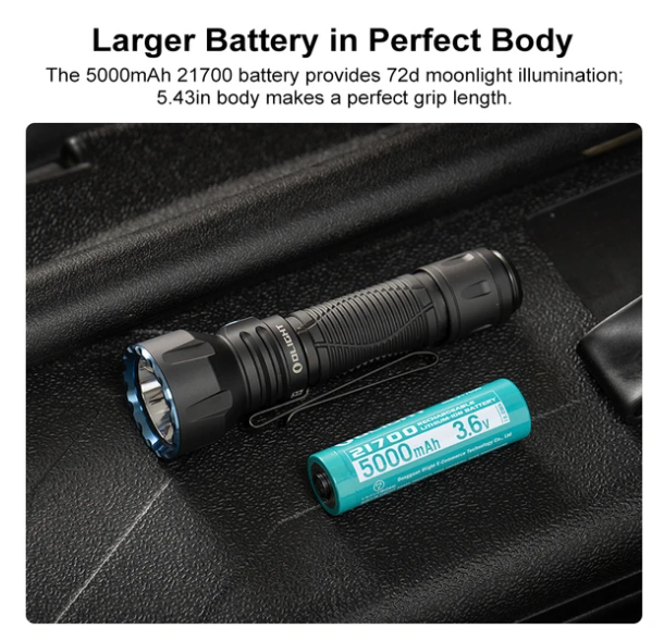 Olight Javelot 1350 Lumens Long Range Torch [cl:matte Black]
