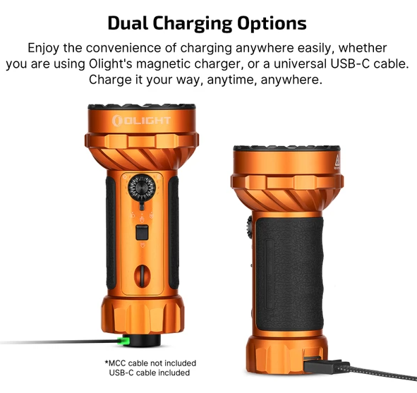 Olight Marauder Mini 2 - 10,000 Lumens Rechargeable High Power Torch [cl:orange]