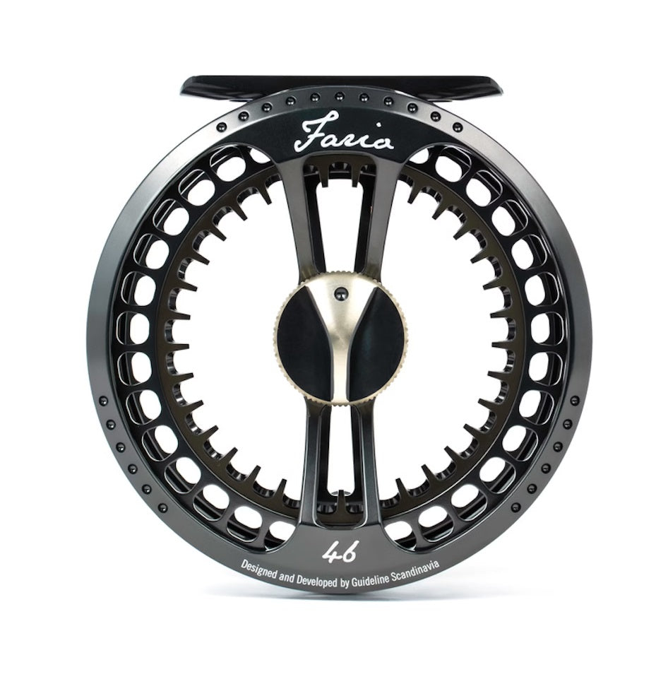 Guideline Fario LW Fly Reel - Dk. Grey Green/Gold [Sz:#46]