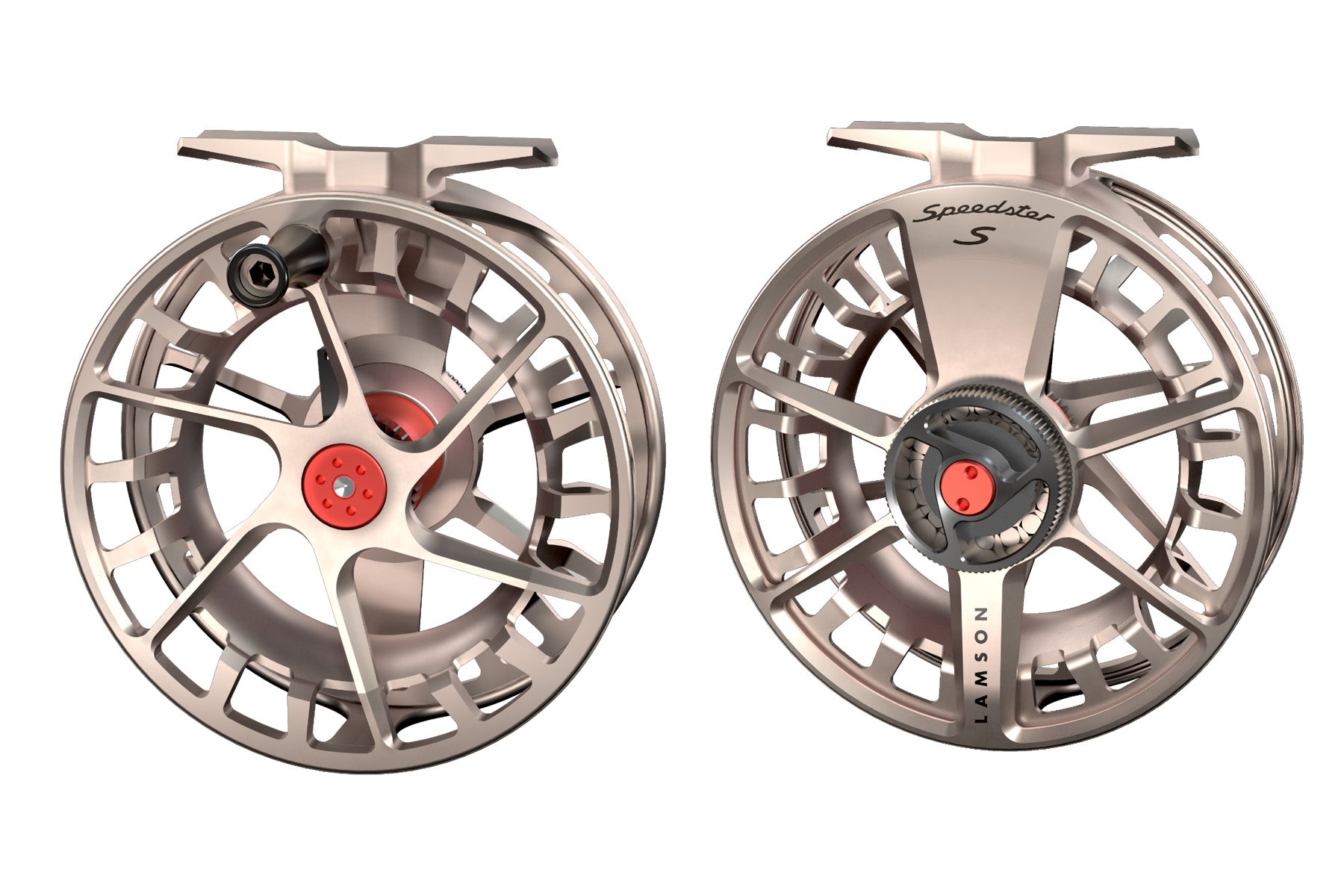 Lamson Speedster 3+ (2-4) Reel [cl:ember]