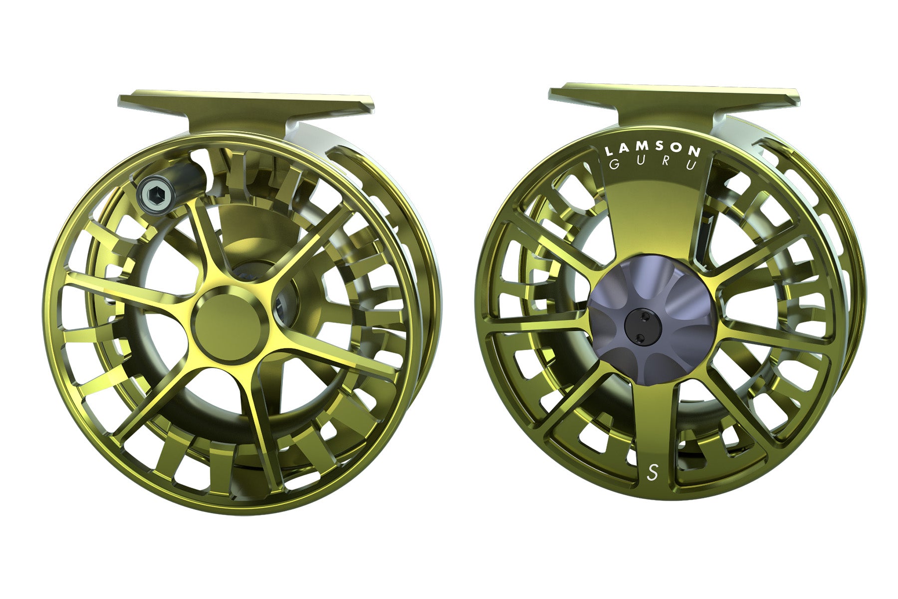 Lamson Guru S [Sz:3+ (2-4wt) Cl:OLIVE]