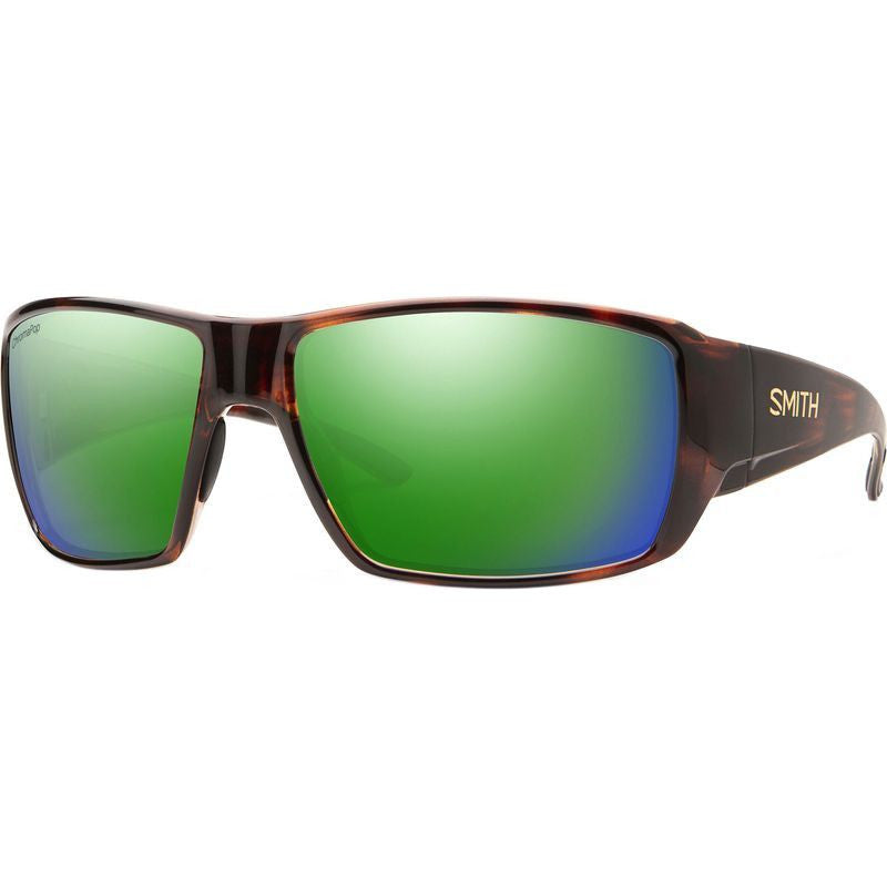 Smith Guides Choice Xl Tortoise With Chromapop Glass Polarized Green Mirror Lens