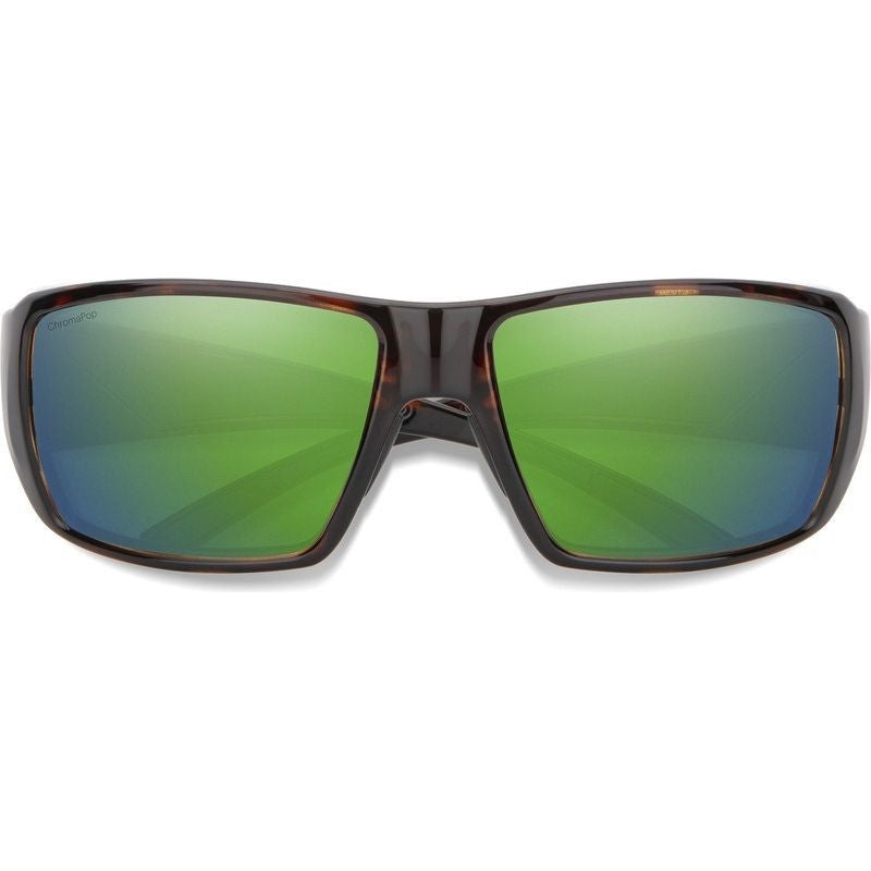Smith Guides Choice Xl Tortoise With Chromapop Glass Polarized Green Mirror Lens