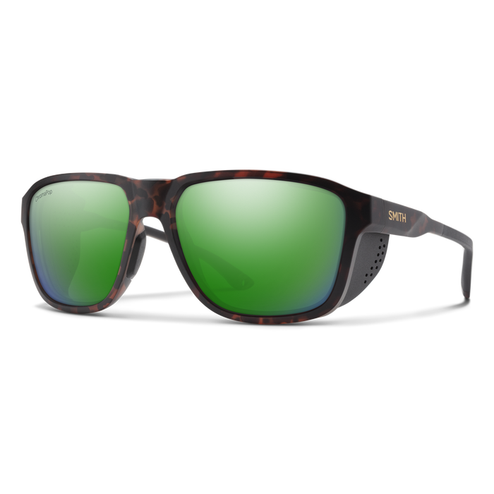 Smith Embark Matt Havana Chromapop Polarised Green Mirror Lens