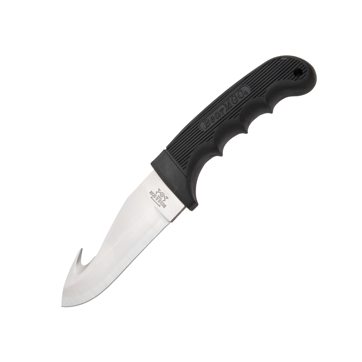 Bear & Son Knife 444 Black Handle Guthook