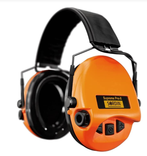 Sordin Supreme Pro-x Leather Headband Ear Muffs [cl:ember]