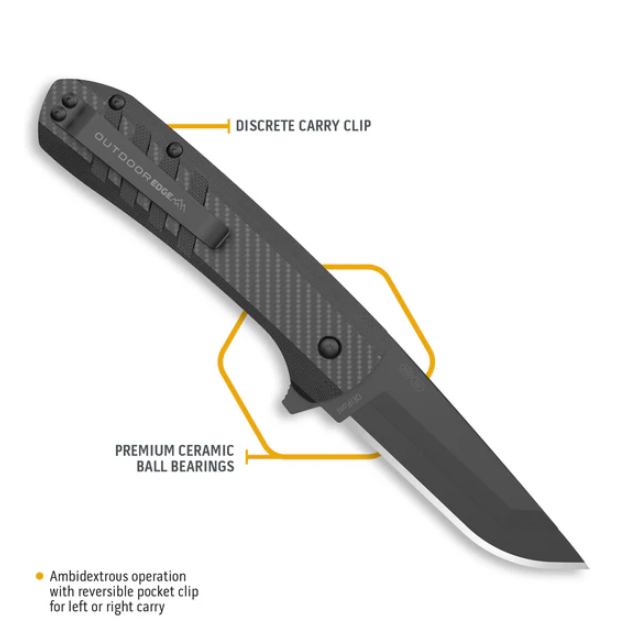 Razor Vx4 3.0" Carbon Weave Over G10 Knife