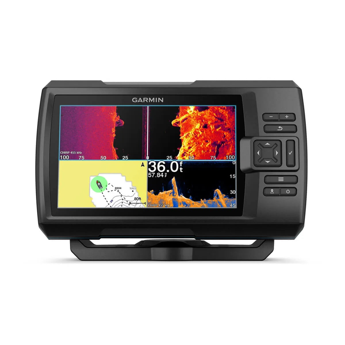 Garmin Striker Vivid 7" Chartplotter 7sv With Gt52hw-tm Transducer