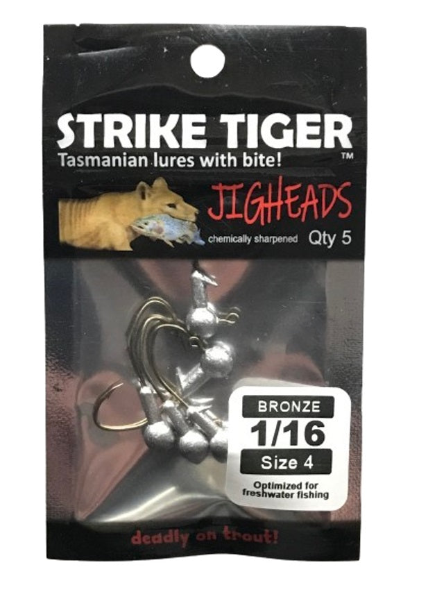 Strike Tiger Jighead Bronze 1/16 #4 (5 Pack)