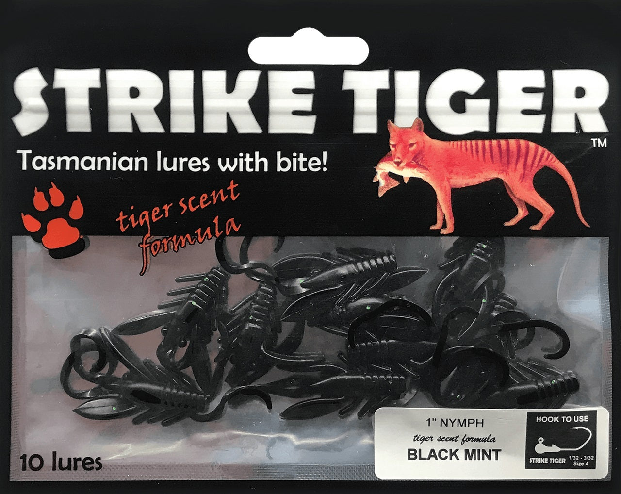 Strike Tiger 1" Nymph [cl:black Mint]