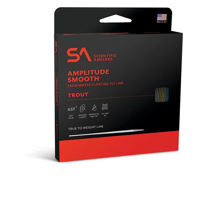 SCIENTIFIC ANGLERS AMPLITUDE SMOOTH TROUT FLY LINE [Sz:WF3F]