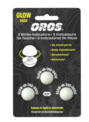 Oros Strike Indicators 3 Pack [sz:small - 15mm Cl:glow-in-the-dark]