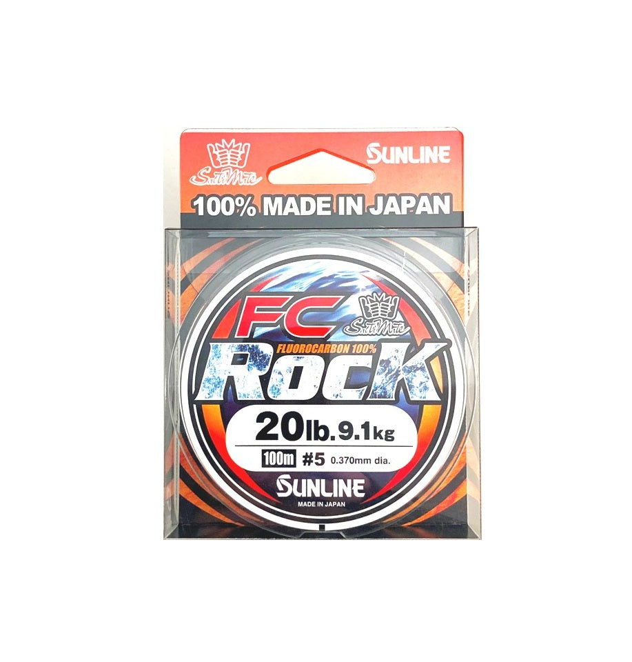 Sunline Fc Rock Flurocarbon 100m [sz:4lb #1.0 Lng:100m]