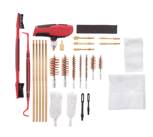 Birchwood Universal Gun Cleaning Kit 5pc Brass Cleaning Rod